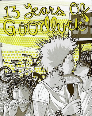 13 Years of Good Luck zine cover