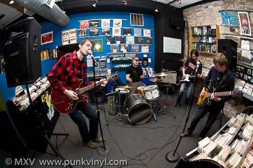 Blasted Diplomats play live at Reckless Records Chicago