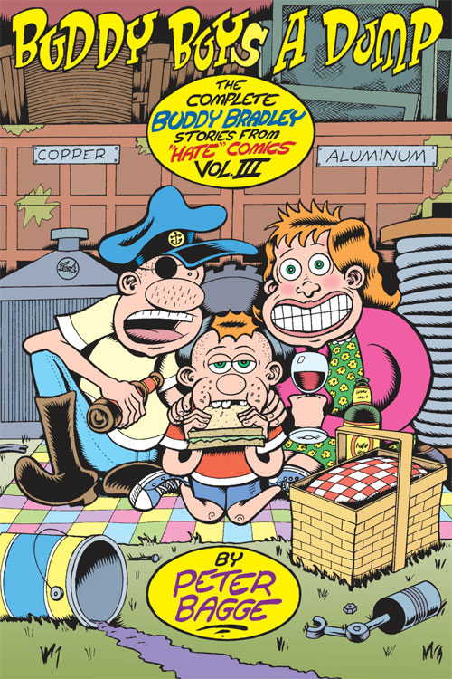 Buddy Buys a Dump comics cover by Peter Bagge