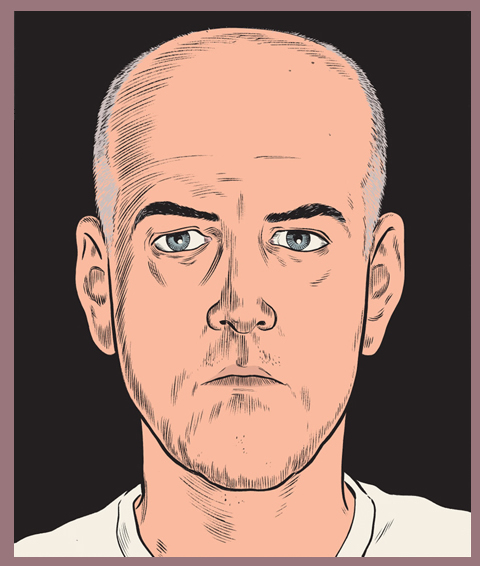 Dan Clowes self-portrait