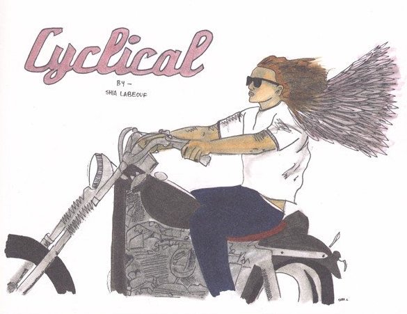 Cyclical comic by Shia LaBeouf