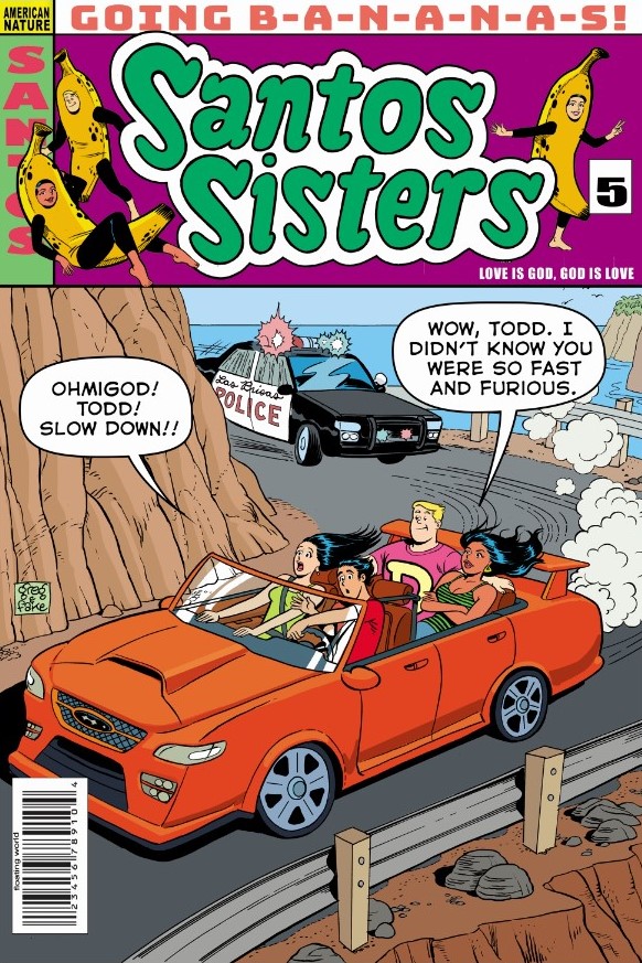 Santos Sisters comics cover number 5