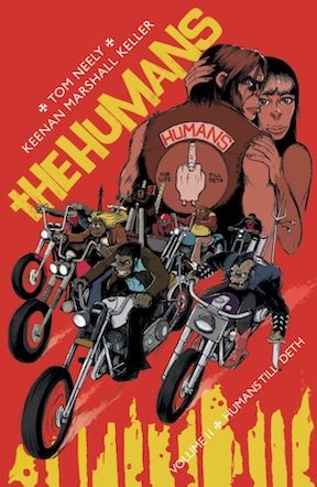 The Humans comic cover by Tom Neely