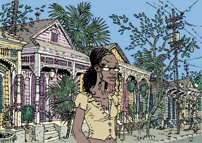 Simon Gane New Orleans illustration