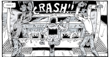 Trashed graphic novel excerpt