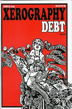 Xerography Debt  zine cover