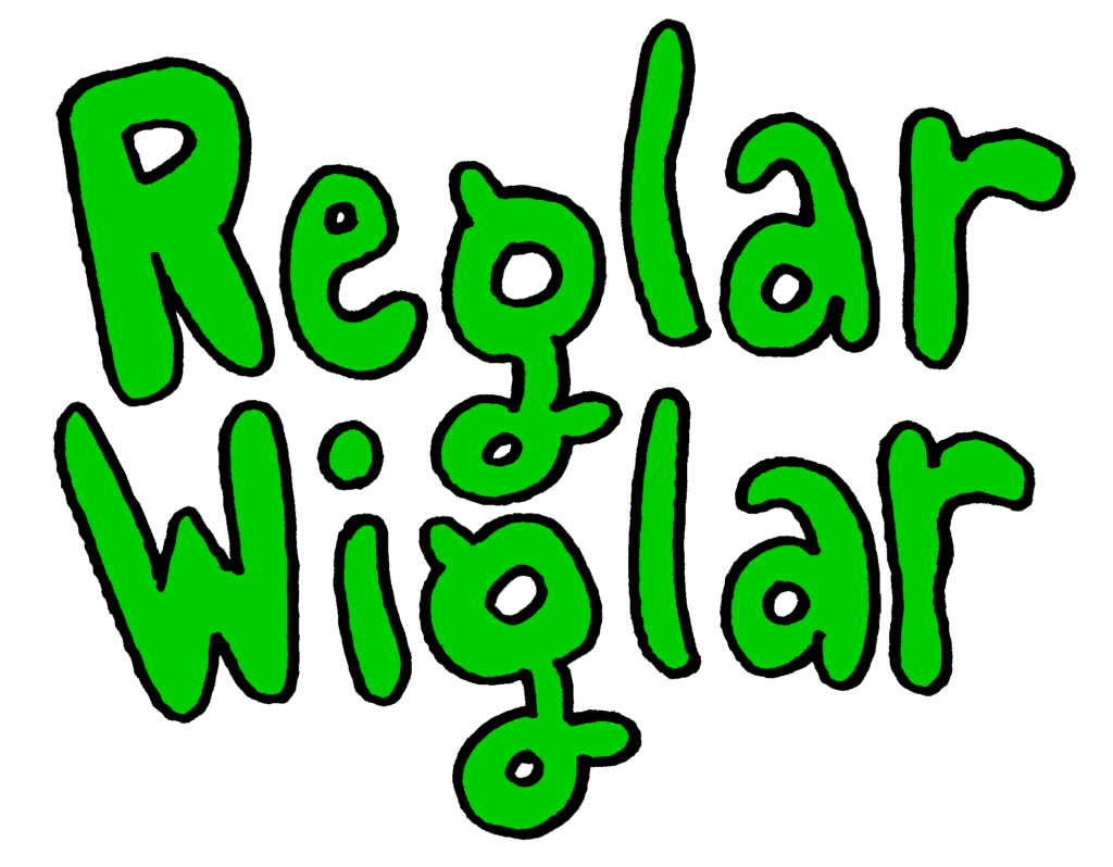 Reglar Wiglar green logo