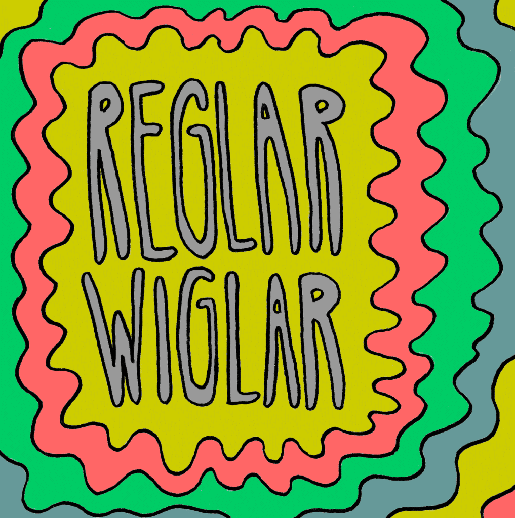 Reglar Wiglar wavy logo